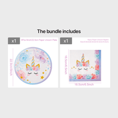 Magical Unicorn Plates for Parties & Gatherings