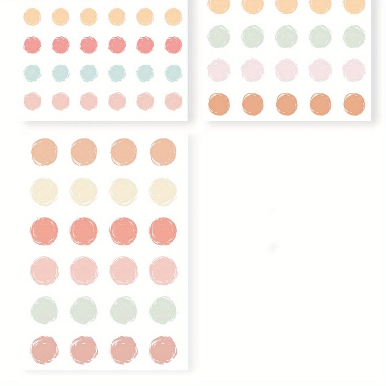 3-Pack Polka Dot Waterproof Marker Stickers