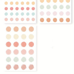 3-Pack Polka Dot Waterproof Marker Stickers