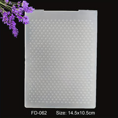 Arrival Dot Embossing Folders DIY Paper Cutting Dies Scrapbooking Plastic