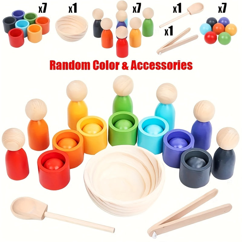 Wooden Classification Game Set Fine Action Learning Toy