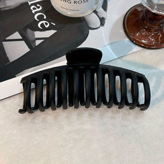 Large Shark Claw Style Solid Hair Claw Nonslip Ponytail Holder