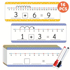 LACHILLY Number Lines Math Workbook Addition & Subtraction 0-20