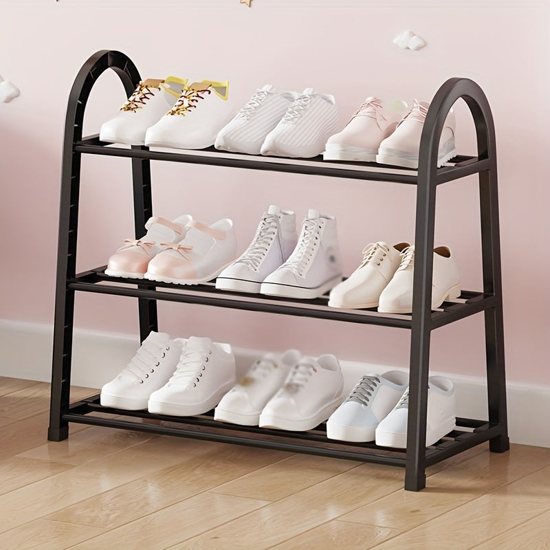 1pc Sturdy Shoe Rack Niche Storage Rack for Bedrooms Corridors Balconies