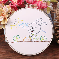 Embroidery Material Bag Rabbit Pattern