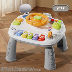 Interactive Steering Toy with Music Educational Activities Game Table
