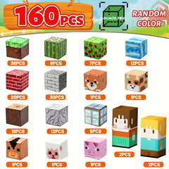 Animal Forest Magnetic Building Blocks Toy Set