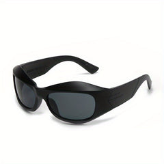 Y2K Wrap Around Sunglasses Futuristic Candy Outdoor UV400
