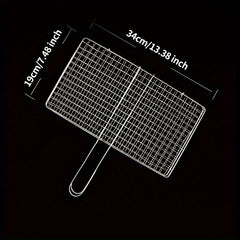 Stainless Steel Grilled Fish Clip for Outdoor BBQ
