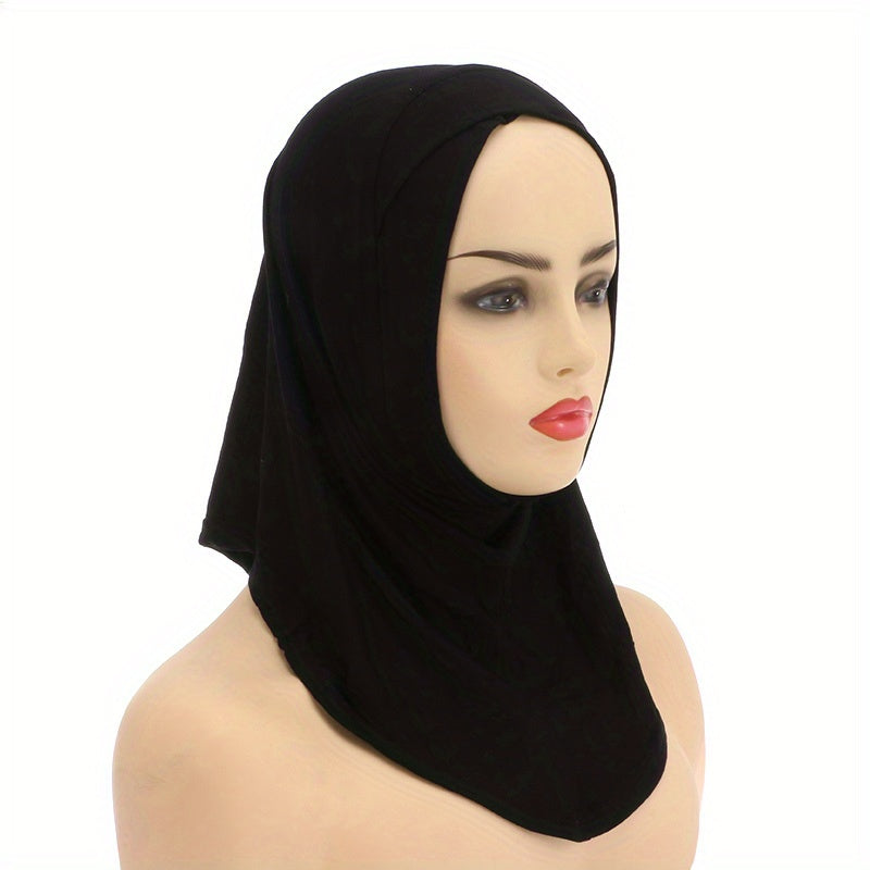 Retro Turban Headband for Women Soft Sunscreen Half Pack Hijab