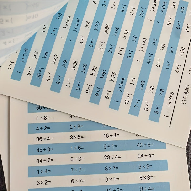 Math Workbook Set: Multiplication & Division Skills Boost