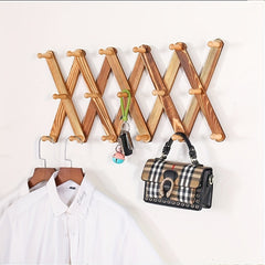 Wood Expandable Rack Hat Cap Belt Umbrella Coffee Mug Wall Woode