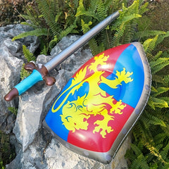 2pcs Inflatable Sword and Shield Set for Sword Games and Party Props