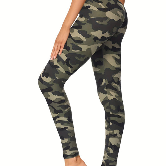 Camouflage High Waist Leggings Yoga Running Fitness Pants