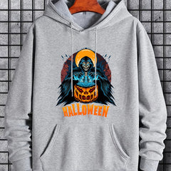 Men's Skeleton Graphic Hoodie Sweatshirt for Halloween