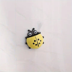 Ladybug Toothbrush Holder Suction Cup Storage Box
