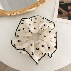 Large Satin Silk Hair Accessories Hair Ties Elastic Hair Ring Scrunchies