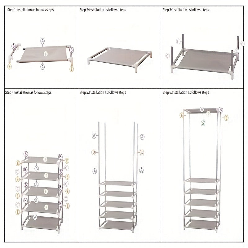 Modern Floor to Ceiling Coat Rack for Indoor Storage & Drying
