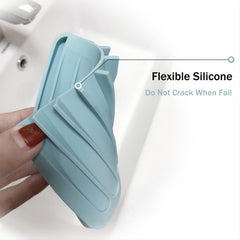 Extend Soap Life Self Draining Soap Dish Easy to Clean Bathroom Accessories