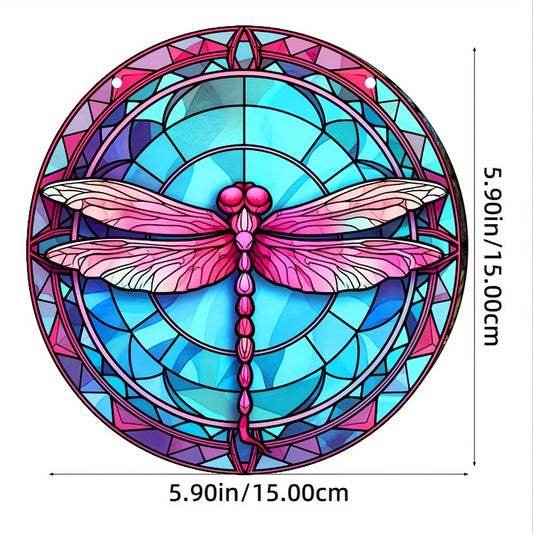 Dragonfly Stain Sun Catcher Window Christmas Gift Home Decor