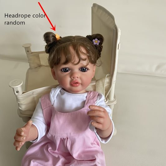 Adorable 21in Soft Silicone Vinyl Baby Doll Toy - Perfect Gift for Kids