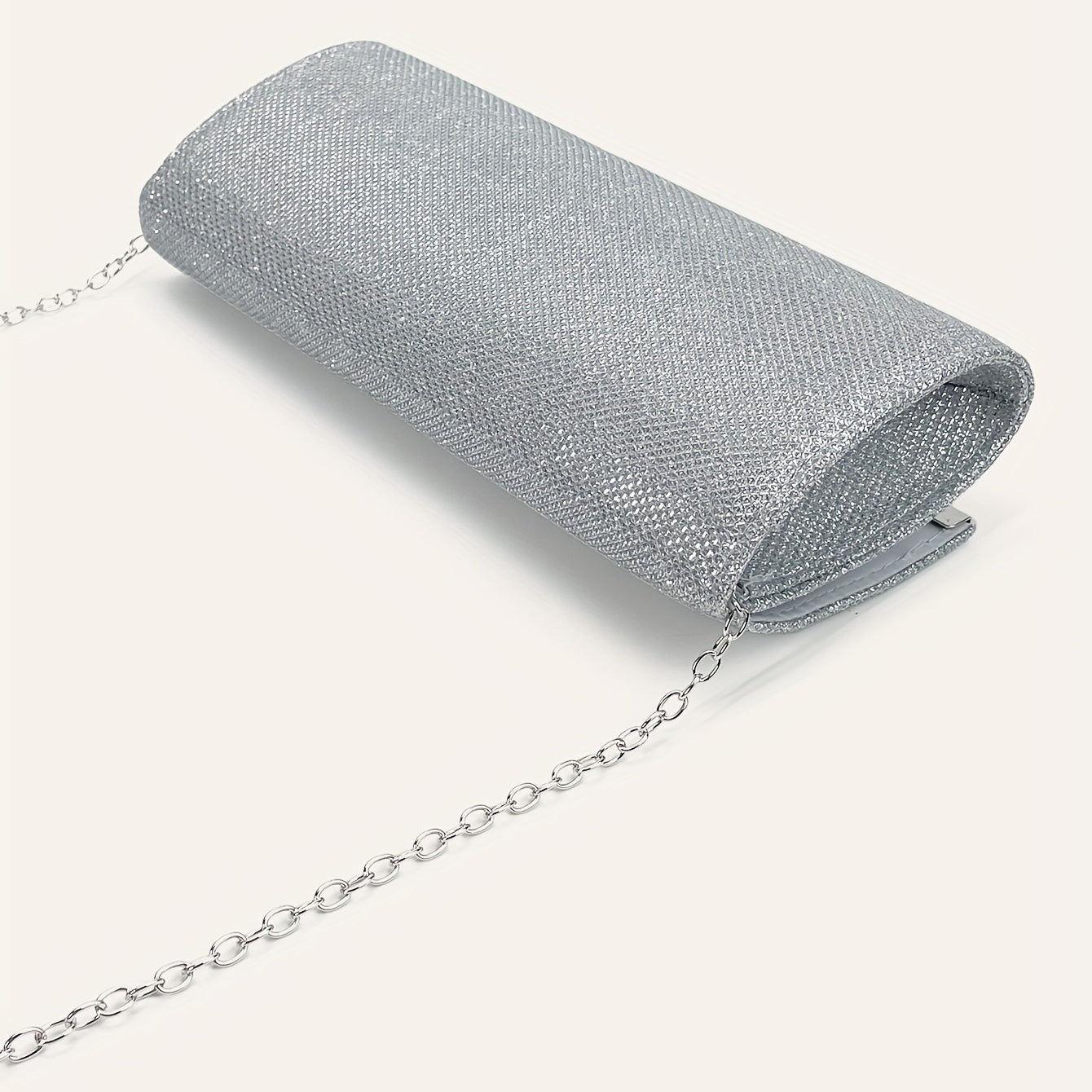 Glitter Clutch Dinner Bag Classic Flap Evening Bag For Party Women's