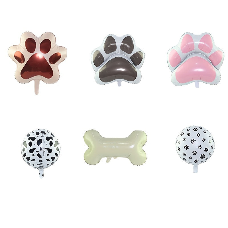 Dog Paw & Bone Balloon Toy for Pets