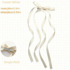 Sweet Bow Hair Clip Duck Bill Clip for Side Hair Bang Braids