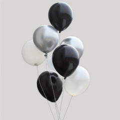 15pcs Silvery Balloons for Party Decorations