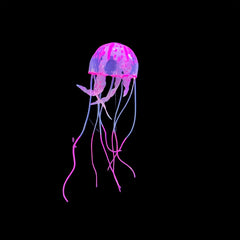 Silicone Glowing Jellyfish for Aquarium Decoration