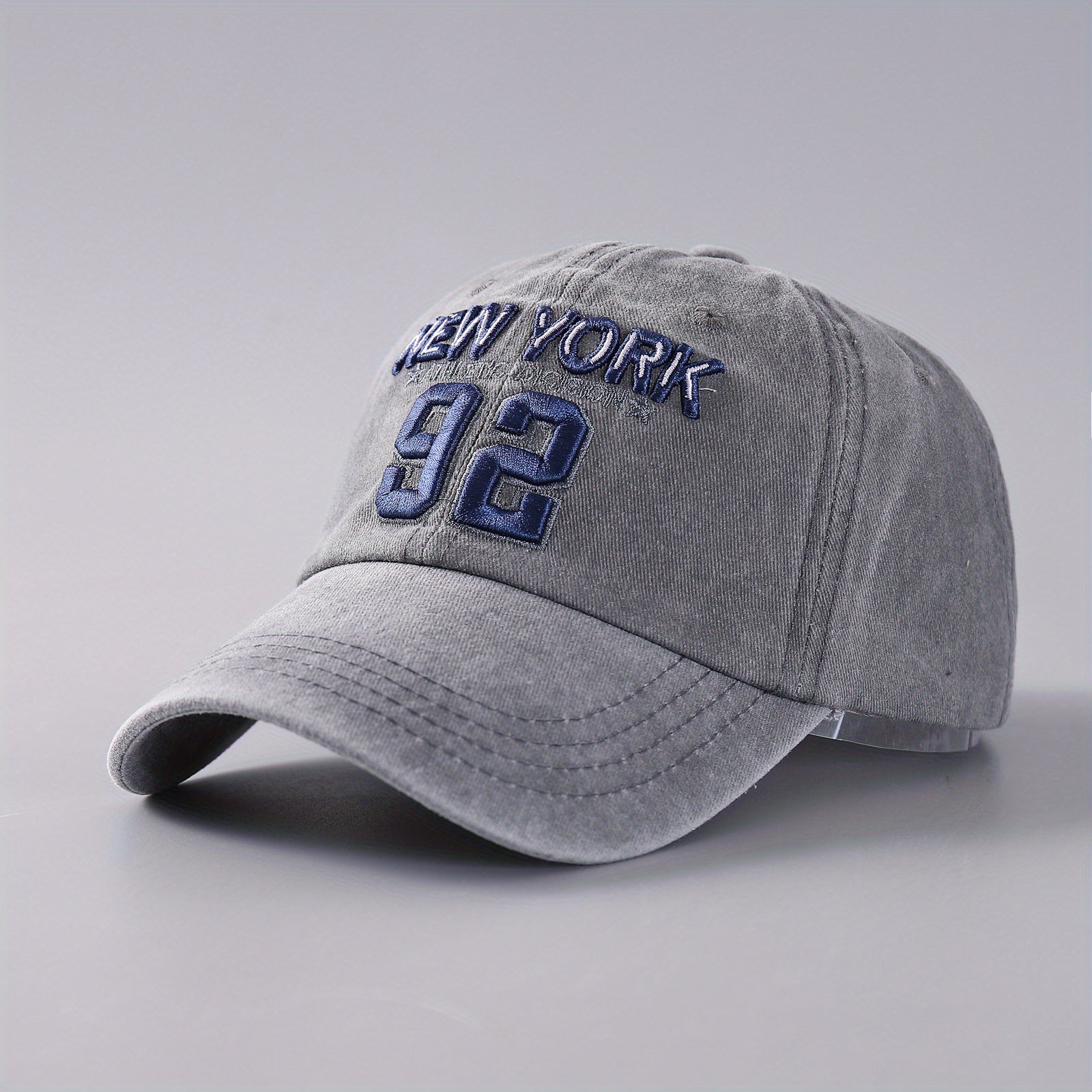 Men's Outdoor Baseball Cap Embroidered Letter Sport Peaked Hat