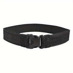 Tactical Belt Outdoor Military Training Belt Plastic Insert Buckle Canvas Belt