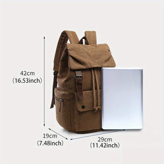 Outdoor Leisure Retro Travel Canvas Backpack Computer Backpack