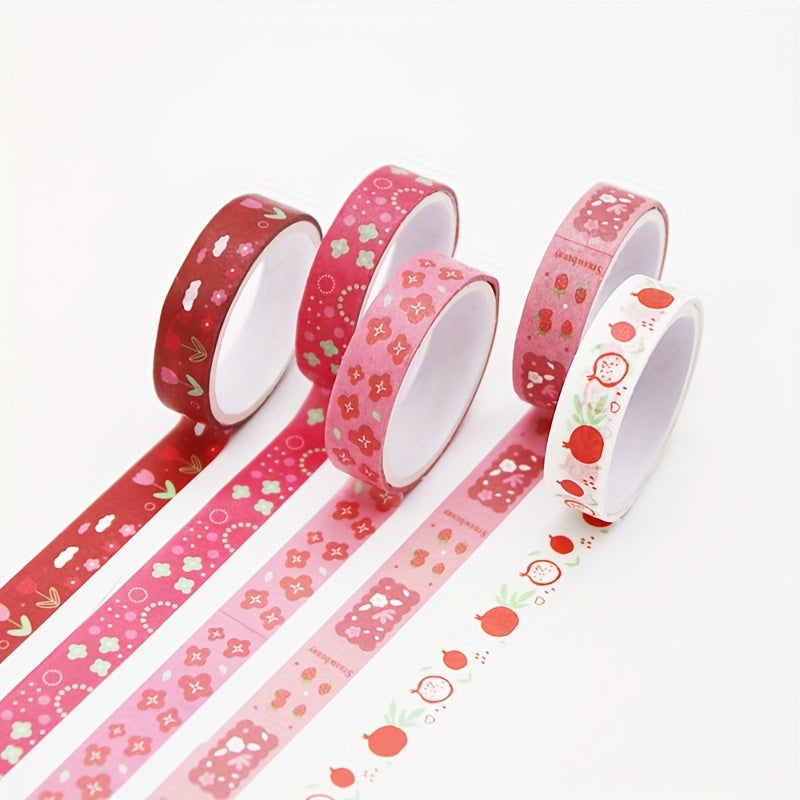 10 Rolls Basic Mori Watercolor Washi Tape Set