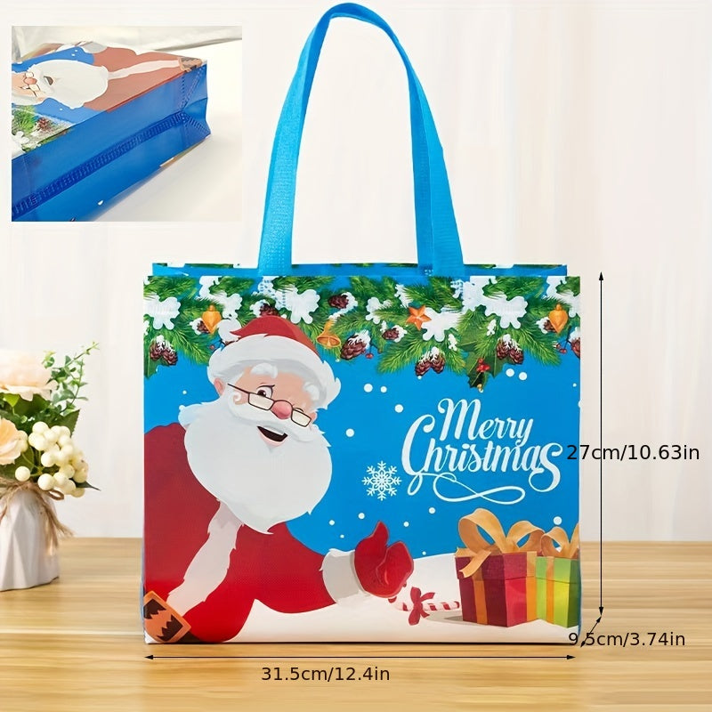 1pc Christmas Gift Bag Eco-friendly Reusable Tote Shopping Bag