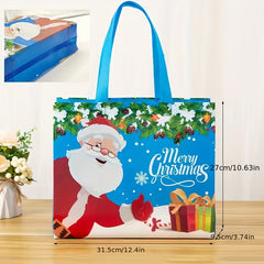 1pc Christmas Gift Bag Eco-friendly Reusable Tote Shopping Bag