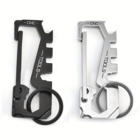 Stainless Steel Keychain 12 In 1 Multifunctional Creative Key Chain