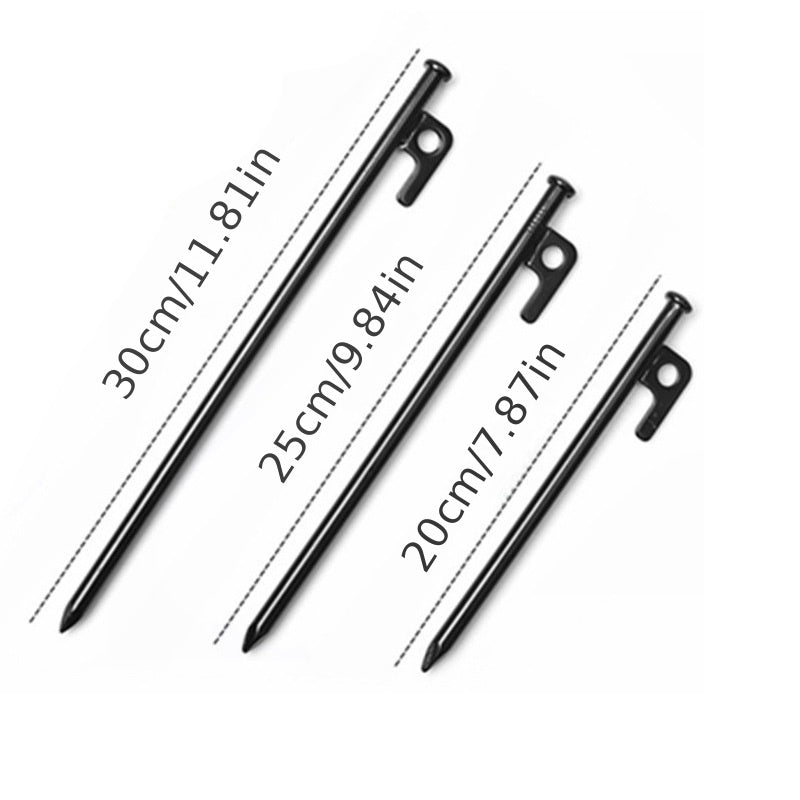 1pc Outdoor Extended Ground Nails Windproof Steel Fixed Nails
