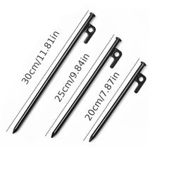 1pc Outdoor Extended Ground Nails Windproof Steel Fixed Nails