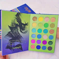 72 Colors Eyeshadow Palette Three Layers Book Eyeshadow