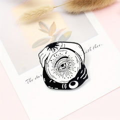Sun Moon Wisdom Eye Brooch