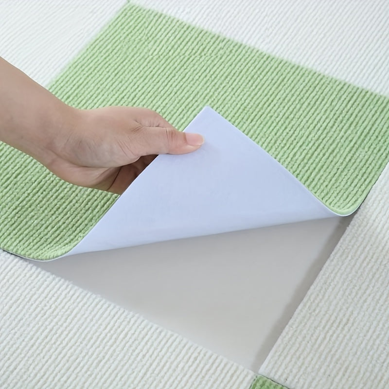 10pcs Soft Anti-slip Self-adhesive Floor Mat for Home