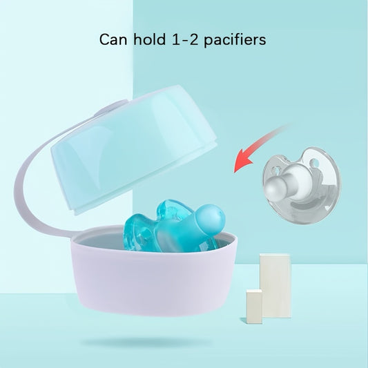 Hanging Pacifier & Teether Storage Box for On the Go Kids