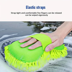 2pcs Large Honeycomb Coral Wipe Car Sponge