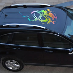 Reflective Dragon Totem Car Stickers Vinyl Decal