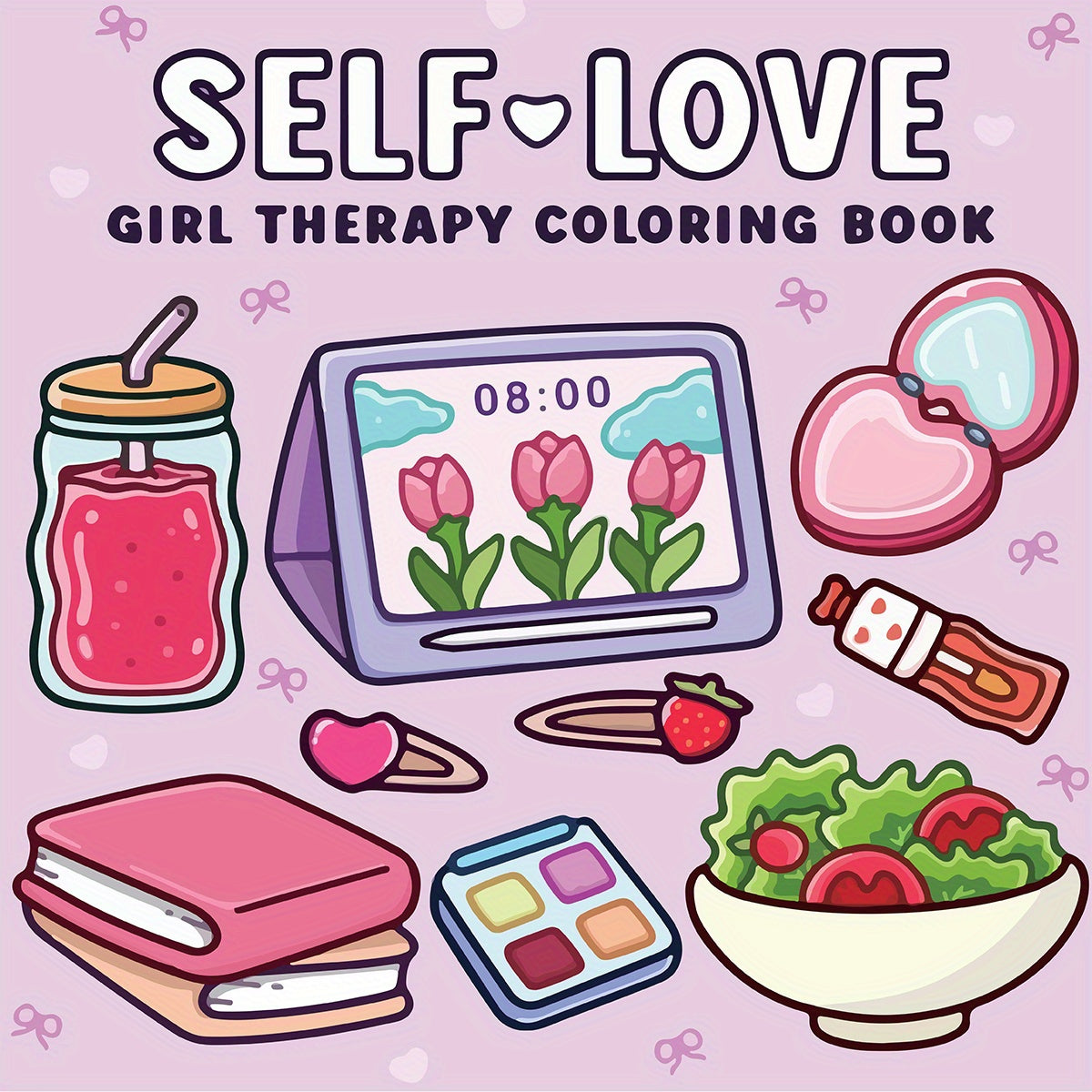 Self Love Girl Relax Coloring Book with Affirmations