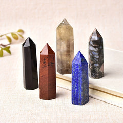 Healing Crystal Wand Amethyst Rose Quartz for Energy and Stress Relief
