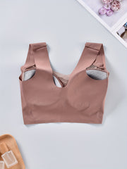 Lace Wireless Full Coverage Bra
