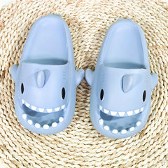 Boy's Shark Slippers Comfy Non Slip Home Shoes For Kids Indoor Activities