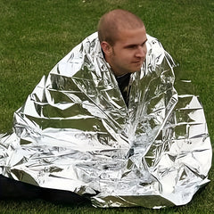 Portable Survival Insulation Blanket for Outdoor Camping